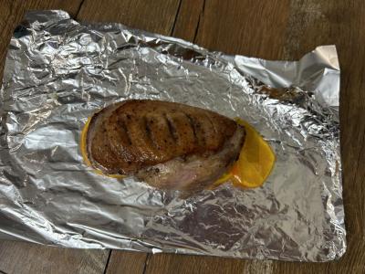 Anties krūtinėlė su apelsinais, rozmarinais ir česnaku Žingsnis 9