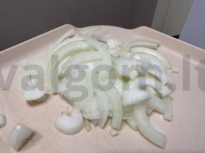 Lašišos steikas, keptas po sūriu Žingsnis 1