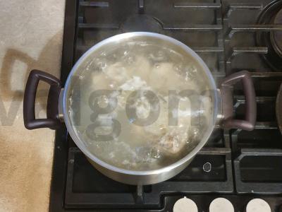 Daržovių sriuba su vištiena ir makaronais Žingsnis 1