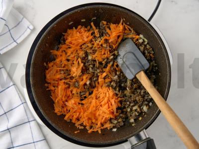 Grybų sriuba iš šampinjonų ir bulvių Žingsnis 5