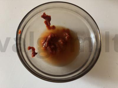 Rudai pica oro grilyje Žingsnis 1