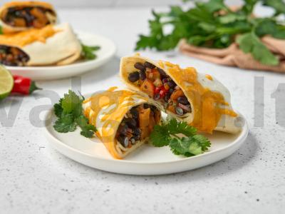 Daržovių burrito pagrindine nuotrauka