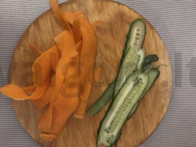 Poke dubuo su pupelėmis ir raudona žuvimi Žingsnis 2