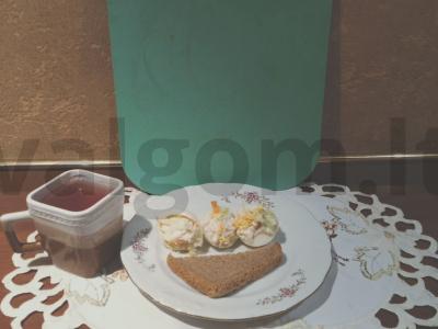 Kiaušiniai su daržovėmis pagrindine nuotrauka