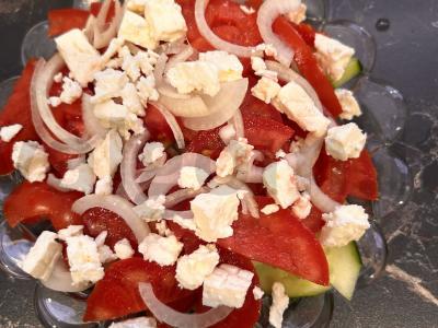 Salotas „Caprese“ Žingsnis 4