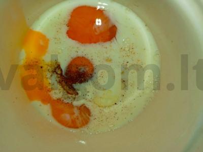 Pica ant lavašo su dešra ir pomidorais Žingsnis 5