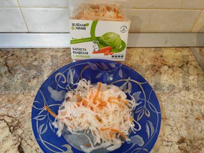 Šči su mėsa ir raugintais kopūstais pietums Žingsnis 10