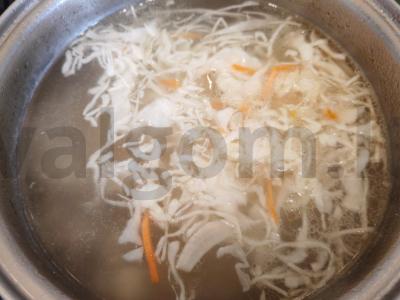 Šči su mėsa ir raugintais kopūstais pietums Žingsnis 11