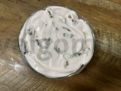 Švelnus biskvito ir varškės desertas per 5 minutes Žingsnis 6