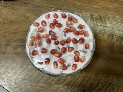 Švelnus biskvito ir varškės desertas per 5 minutes Žingsnis 8