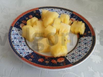 Vaisių salotas „Miksas“ Žingsnis 4