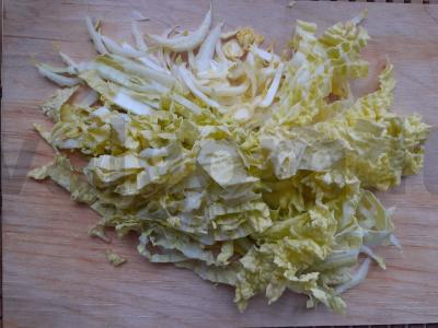 Salotas „Žaliosios vitaminai“ Žingsnis 1