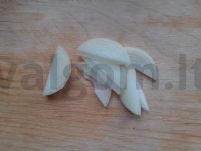 Salotas „Žaliosios vitaminai“ Žingsnis 2