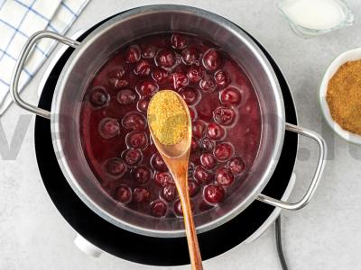 Vegetariškas šokoladinis vyšnių tortas Žingsnis 7