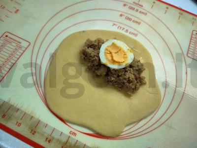Empanada su faršu ir kiaušiniu Žingsnis 6