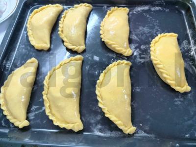 Empanada su faršu ir kiaušiniu Žingsnis 7