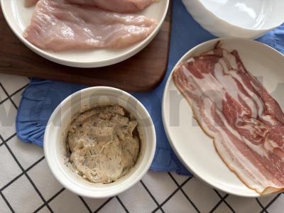 Vištienos ritinėliai su šonine Žingsnis 2