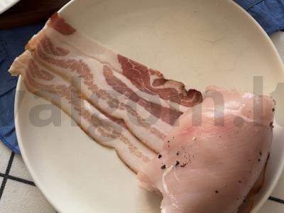 Vištienos ritinėliai su šonine Žingsnis 5