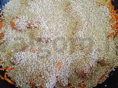 Kvinojos plovas su antis filė Žingsnis 4