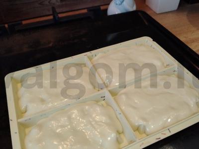 Namų vafliai su kefyru orkaitėje Žingsnis 3