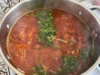 Kvapnus boršas su jautiena Žingsnis 8