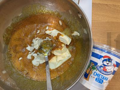 Naujųjų metų medaus tortas su grietinės ir varškės sūrio kremu Žingsnis 7