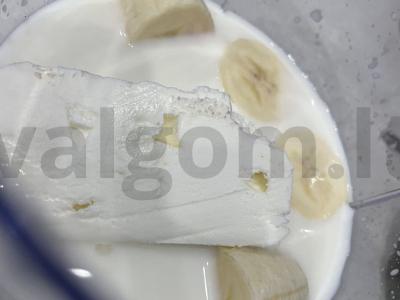 Bananų-pieno smūgis Žingsnis 4