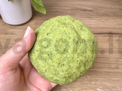 Špinatų makaronai su grietininiu karriu Žingsnis 3