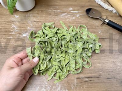 Špinatų makaronai su grietininiu karriu Žingsnis 5