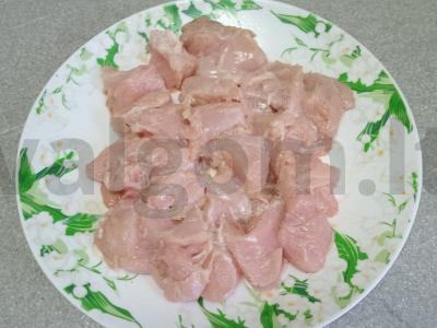 Vištienos filė šašlykai su vyšniniais pomidorais Žingsnis 2