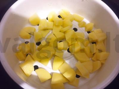 Garstyčios su jūros kopūstais ir marinuotais svogūnais Žingsnis 1