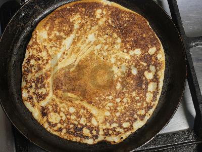 Grikių blynai su pienu ir kefyru Žingsnis 13