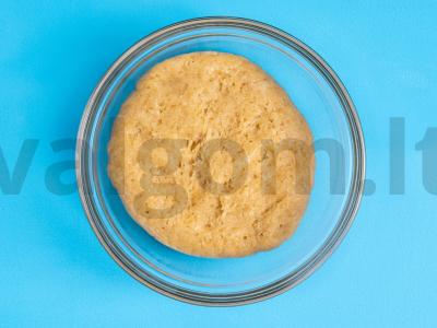 Labai šokoladinis pyragas Žingsnis 2