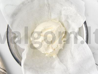 Namų varškės sūris Žingsnis 4