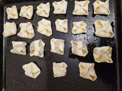 Kvapnūs obuolių vokai Žingsnis 3