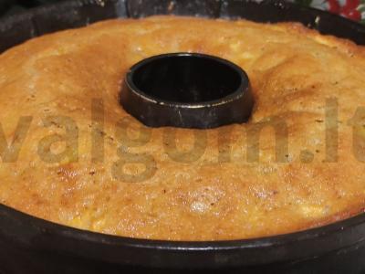 Rudens citrusinis keksas su imbieru pagrindine nuotrauka