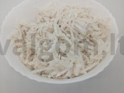 Salotos su daikonu ir vištiena Žingsnis 3