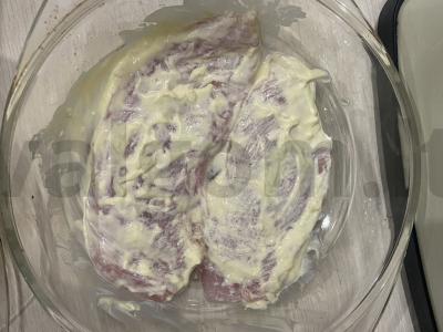 Vištienos filė su ananasais Žingsnis 2