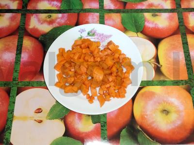 Salotas „Olivje su žaliu svogūnu“ Žingsnis 3