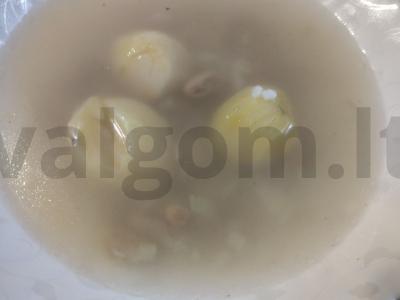 Sriuba su ryžiais ir pupelėmis pagrindine nuotrauka