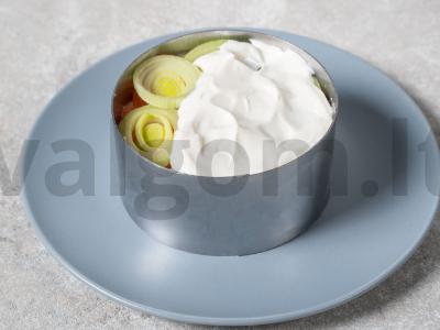 Karališka šuba su lašiša ir jūros gėrybėmis Žingsnis 6