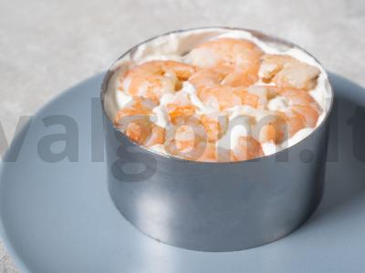 Karališka šuba su lašiša ir jūros gėrybėmis Žingsnis 7