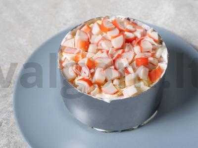 Karališka šuba su lašiša ir jūros gėrybėmis Žingsnis 8