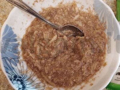 Lino košė su kokosu ir obuoliu pagrindine nuotrauka