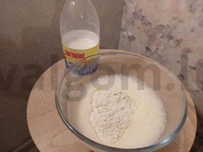 Suomijos blynai su bananų įdaru Žingsnis 2