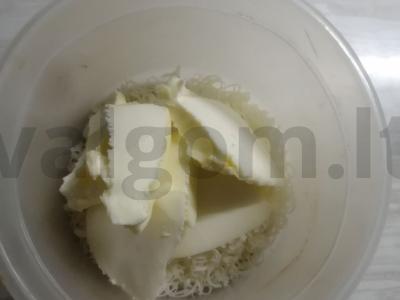 Silkės ritinys su grietinėlės-sūrio įdaru Žingsnis 2