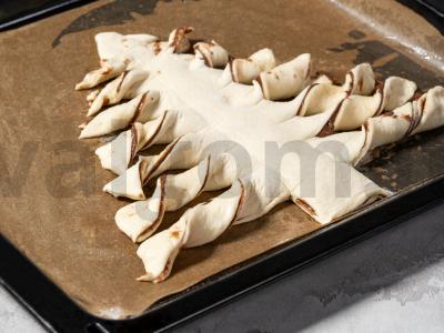 Naujametinė „Eglutė“ su šokoladu Žingsnis 4