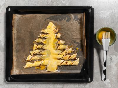 Naujametinė „Eglutė“ su šokoladu Žingsnis 5