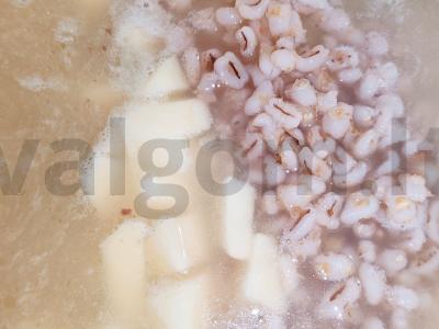 Sūrusis sriuba su šviežiais pomidorais Žingsnis 4