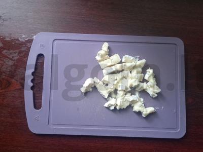 Salotos su braškėmis ir rukola Žingsnis 3